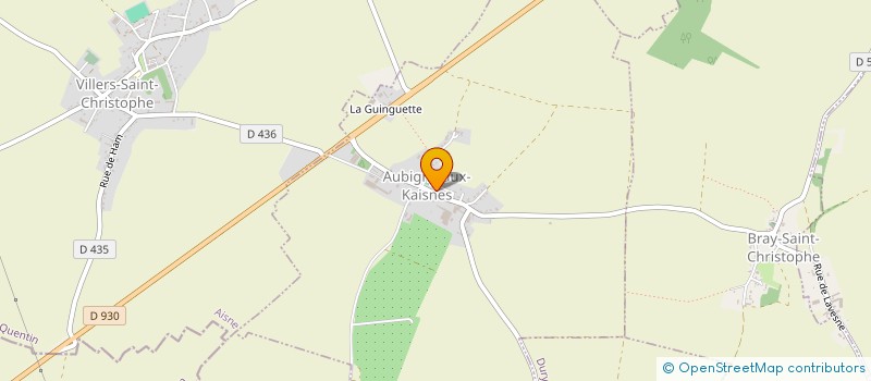 localisation de l'entreprise MONSIEUR YOHANN BATTON  AUBIGNY-AUX-KAISNES