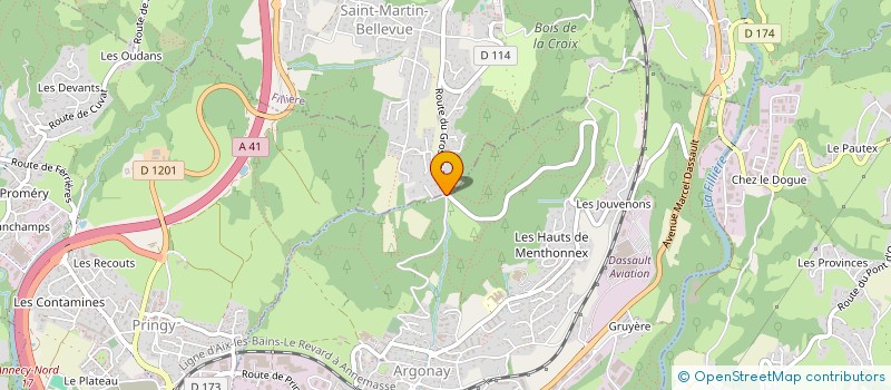 localisation de l'entreprise MONSIEUR YOHANN BELOUIN  FILLIERE