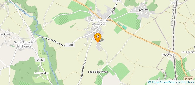 localisation de l'entreprise MONSIEUR YOHANN BENOIT à SAINT-GENIS-D'HIERSAC