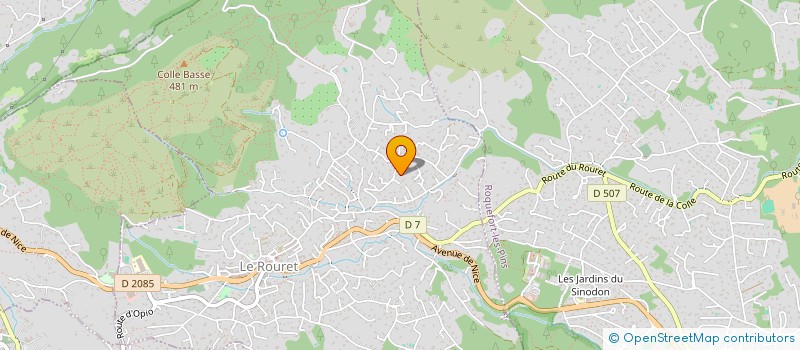 localisation de l'entreprise MONSIEUR YOHANN BERENGER  LE ROURET