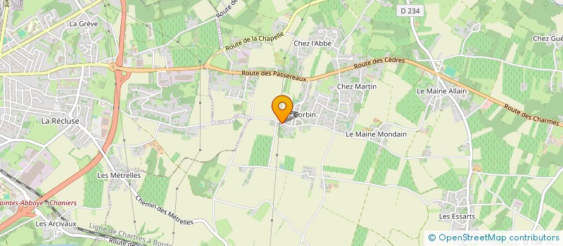 localisation de l'entreprise MONSIEUR YOHANN BERMOUL à CHANIERS