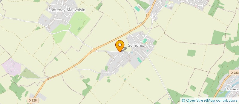 localisation de l'entreprise MONSIEUR YOHANN BERNIER  SOINDRES