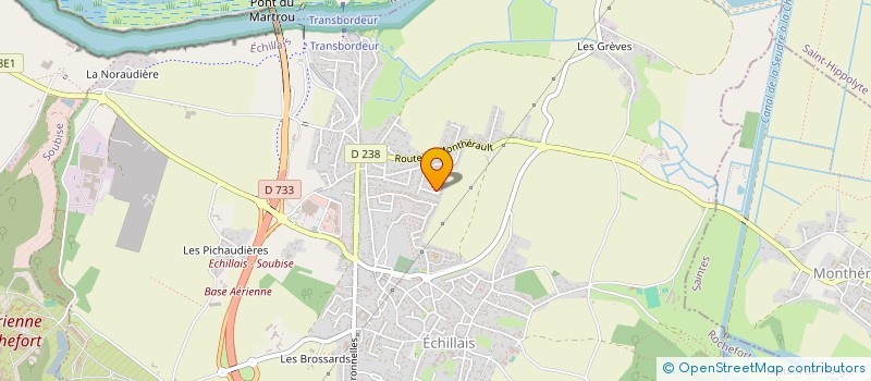 localisation de l'entreprise MONSIEUR YOHANN BERTRAND  ECHILLAIS