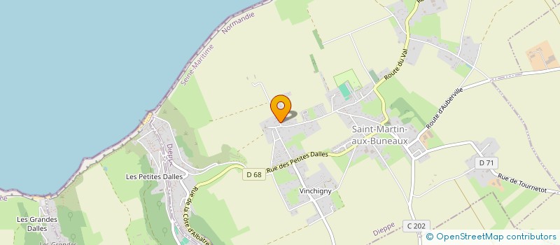 localisation de l'entreprise MONSIEUR YOHANN BILLAUX  SAINT-MARTIN-AUX-BUNEAUX