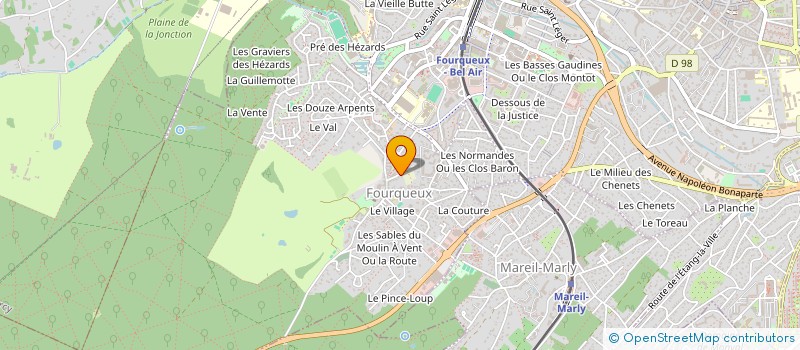 localisation de l'entreprise MONSIEUR YOHANN BLONS  SAINT-GERMAIN-EN-LAYE