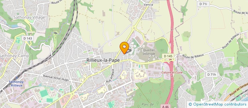 localisation de l'entreprise MONSIEUR YOHANN BLOSSIER  RILLIEUX-LA-PAPE