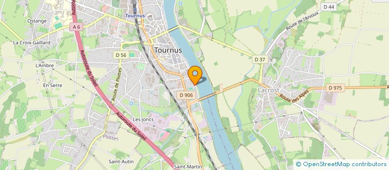 localisation de l'entreprise MONSIEUR YOHANN BOHM  TOURNUS