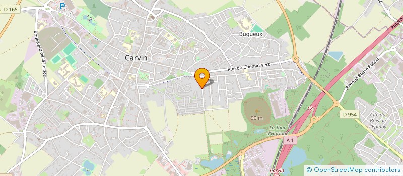 localisation de l'entreprise MONSIEUR YOHANN BOITREL  CARVIN