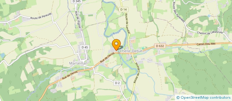 localisation de l'entreprise MONSIEUR YOHANN BONNECARRERE  CABANAC