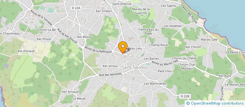 localisation de l'entreprise MONSIEUR YOHANN BOSSARD à L'ILE-D'YEU