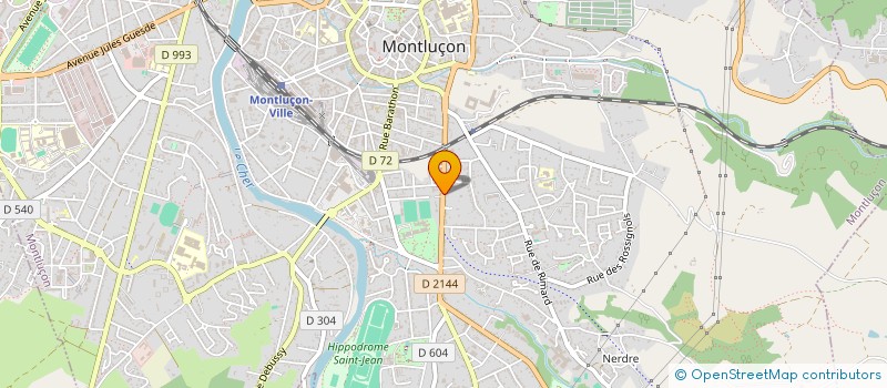 localisation de l'entreprise MONSIEUR YOHANN BOUGDAH à MONTLUCON
