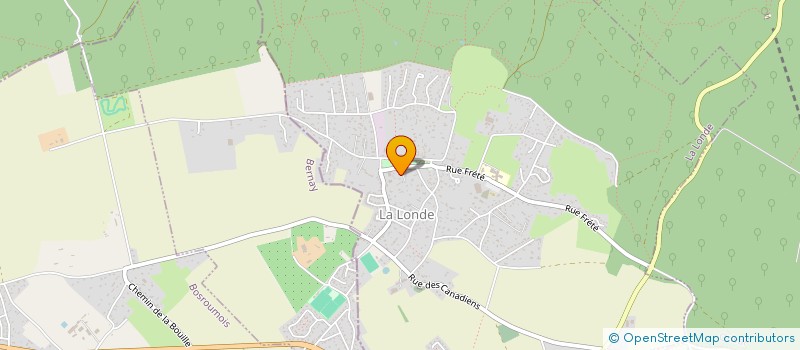 localisation de l'entreprise MONSIEUR YOHANN BOULANGER  LA LONDE