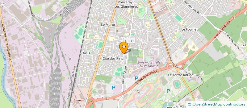 localisation de l'entreprise MONSIEUR YOHANN BOURDIN  LE MANS