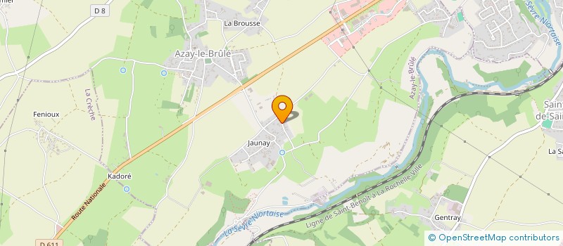 localisation de l'entreprise MONSIEUR YOHANN BRIERE à AZAY-LE-BRULE