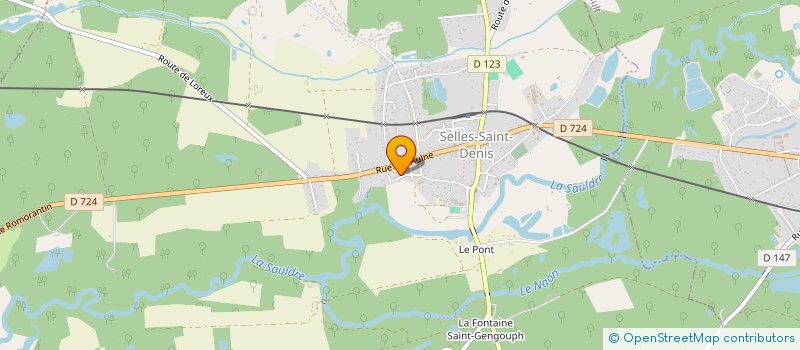 localisation de l'entreprise MONSIEUR YOHANN CATTIAUX  SELLES-SAINT-DENIS