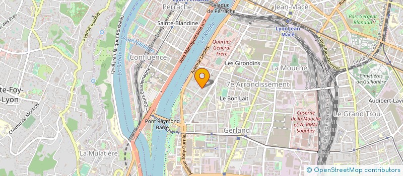 localisation de l'entreprise MONSIEUR YOHANN CECCONI  LYON