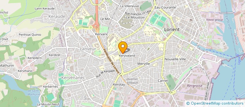 localisation de l'entreprise MONSIEUR YOHANN CHANQUET à LORIENT
