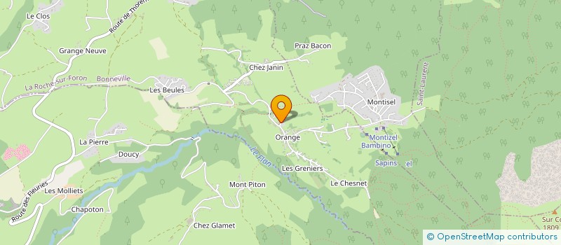 localisation de l'entreprise MONSIEUR YOHANN CHENELAT à LA ROCHE SUR FORON