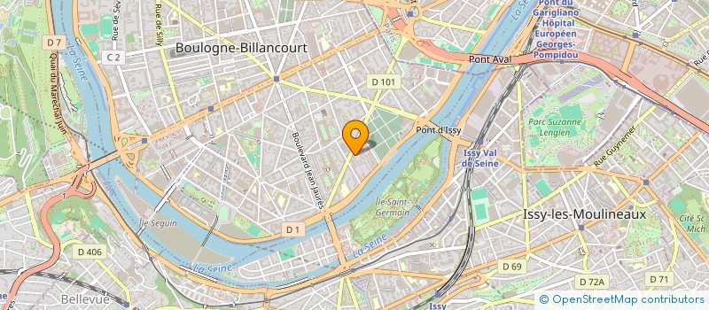 localisation de l'entreprise MONSIEUR YOHANN CHICHE à BOULOGNE-BILLANCOURT