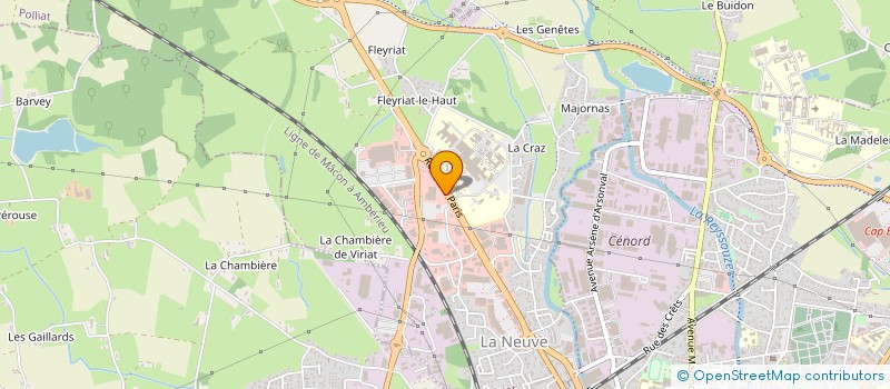 localisation de l'entreprise MONSIEUR YOHANN COMMARMOND à VIRIAT