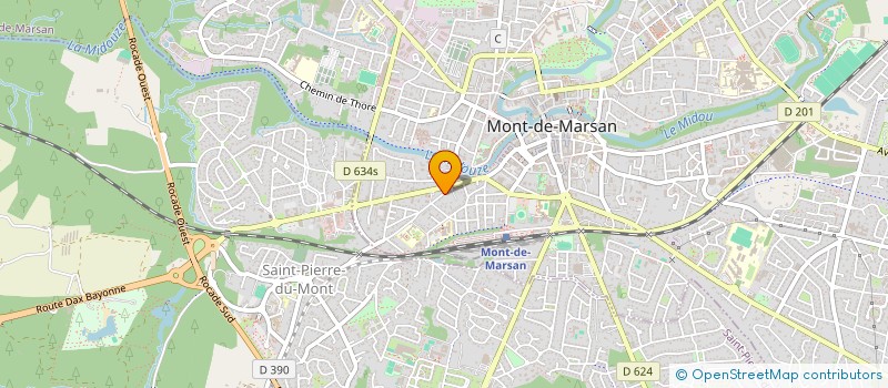 localisation de l'entreprise MONSIEUR YOHANN DALENCON  MONT-DE-MARSAN