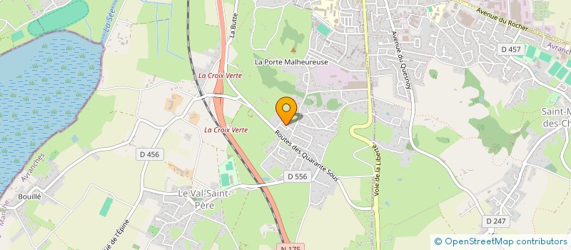 localisation de l'entreprise MONSIEUR YOHANN DALIGAULT  LE VAL-SAINT-PERE