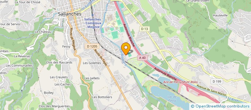 localisation de l'entreprise MONSIEUR YOHANN DEKEUKELAERE  SALLANCHES