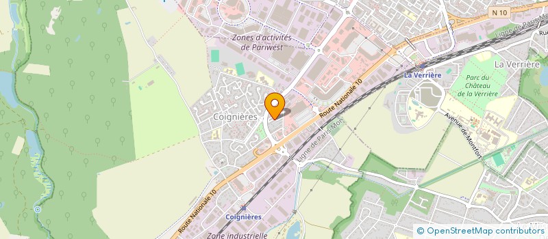 localisation de l'entreprise MONSIEUR YOHANN DELAMARRE  COIGNIERES