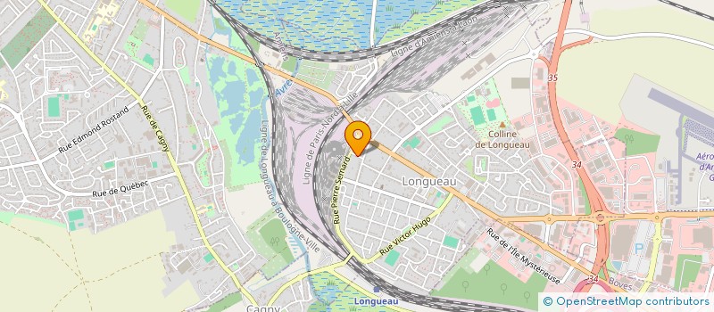 localisation de l'entreprise MONSIEUR YOHANN DELATTRE  LONGUEAU