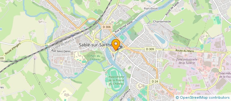 localisation de l'entreprise MONSIEUR YOHANN DELERABLE  SABLE-SUR-SARTHE