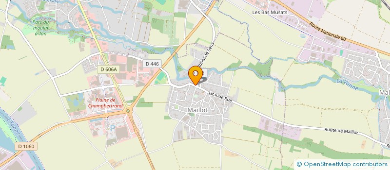 localisation de l'entreprise MONSIEUR YOHANN DELETOILE  MAILLOT