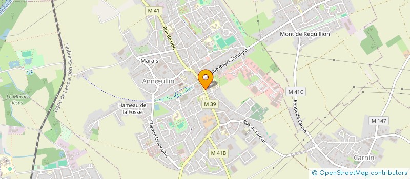 localisation de l'entreprise MONSIEUR YOHANN DELEU  ANNULLIN