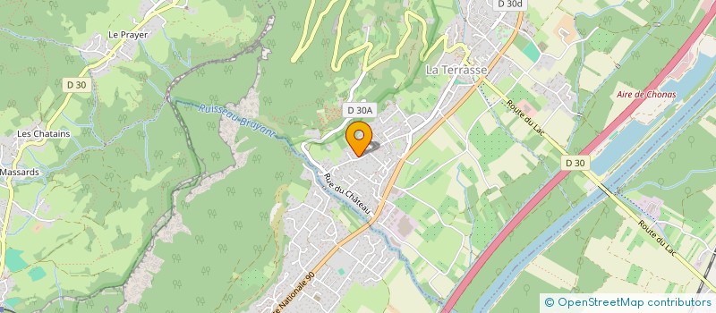 localisation de l'entreprise MONSIEUR YOHANN DELLERIE  LA TERRASSE