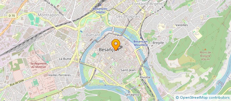 localisation de l'entreprise MONSIEUR YOHANN DELOS  BESANCON