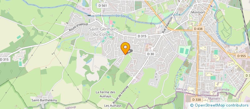 localisation de l'entreprise MONSIEUR YOHANN DIVAL  SAINT-GERMAIN-DU-CORBEIS