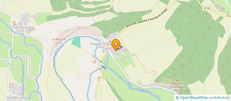 localisation de l'entreprise MONSIEUR YOHANN DOSIO à PAGNY-LA-BLANCHE-COTE
