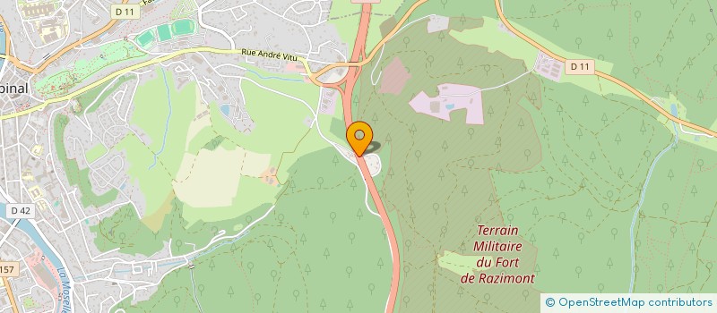 localisation de l'entreprise MONSIEUR YOHANN DURAND  EPINAL