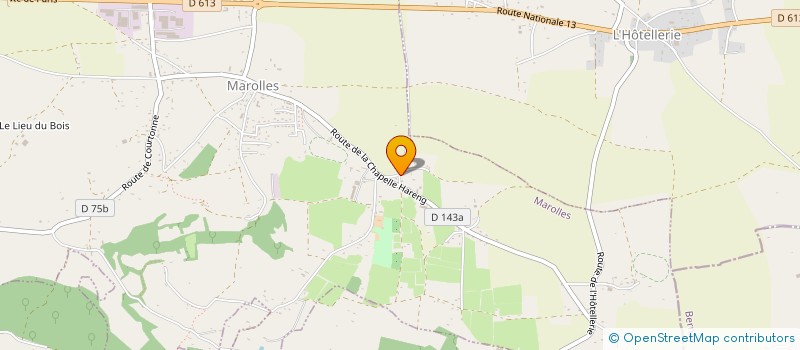 localisation de l'entreprise MONSIEUR YOHANN DUVAL  MAROLLES