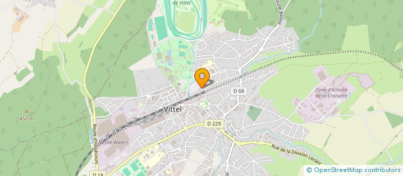 localisation de l'entreprise MONSIEUR YOHANN FERRY  VITTEL