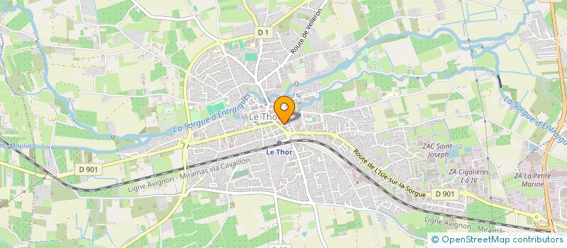localisation de l'entreprise MONSIEUR YOHANN FEUILLET à LE THOR