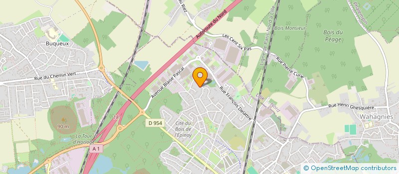 localisation de l'entreprise MONSIEUR YOHANN FLANQUART  LIBERCOURT