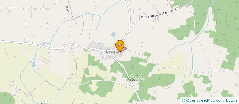 localisation de l'entreprise MONSIEUR YOHANN FORVEILLE  SEICHES-SUR-LE-LOIR