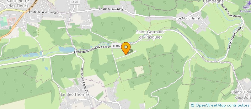 localisation de l'entreprise MONSIEUR YOHANN FOUASSIER  PLOUGASNOU