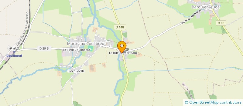 localisation de l'entreprise MONSIEUR YOHANN FOURET  MORTEAUX-COULIBUF