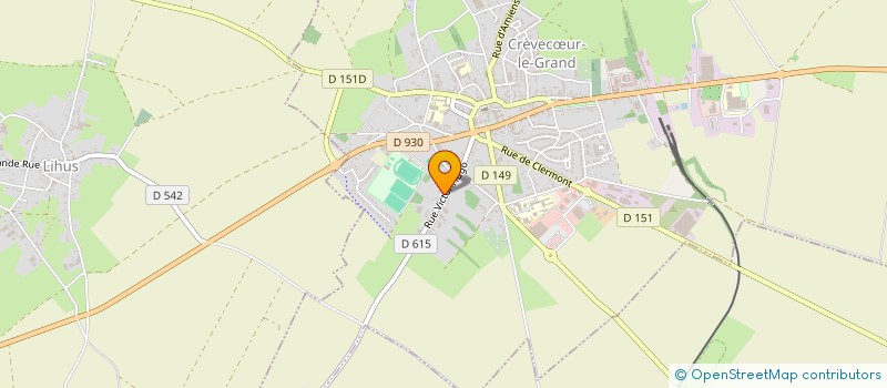 localisation de l'entreprise MONSIEUR YOHANN FOURNIER  CREVECUR-LE-GRAND