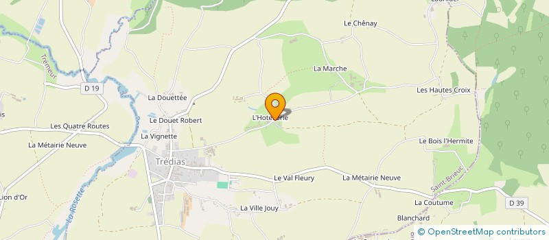 localisation de l'entreprise MONSIEUR YOHANN FOURNIER  TREDIAS