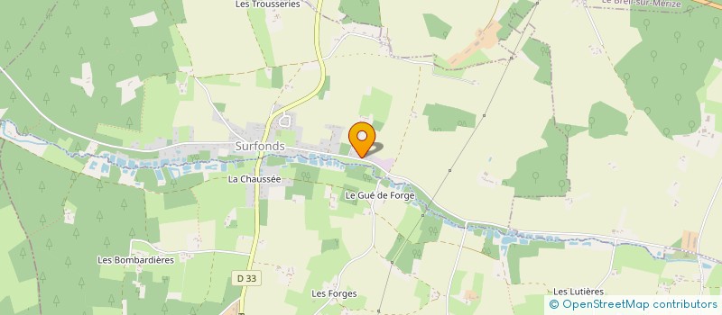 localisation de l'entreprise MONSIEUR YOHANN FREMIOT  SURFONDS