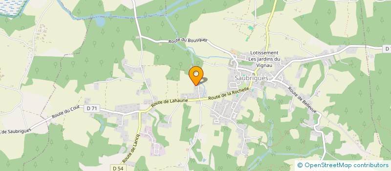 localisation de l'entreprise MONSIEUR YOHANN FRITZ DIT SAMAT à SAUBRIGUES