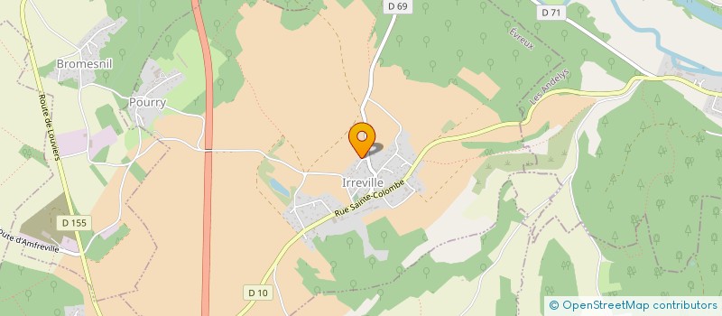 localisation de l'entreprise MONSIEUR YOHANN GANDAIS  IRREVILLE