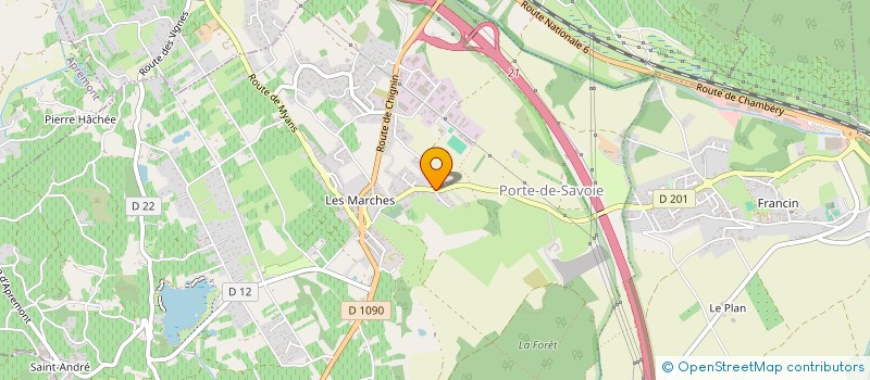 localisation de l'entreprise MONSIEUR YOHANN GARET  PORTE-DE-SAVOIE